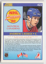 1990-91 Score Canadian #422 Andrew Cassels