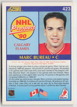 1990-91 Score Canadian #423 Marc Bureau