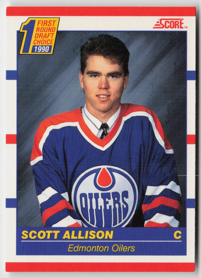 1990-91 Score Canadian #424 Scott Allison