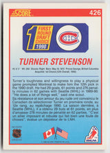 1990-91 Score Canadian #426 Turner Stevenson