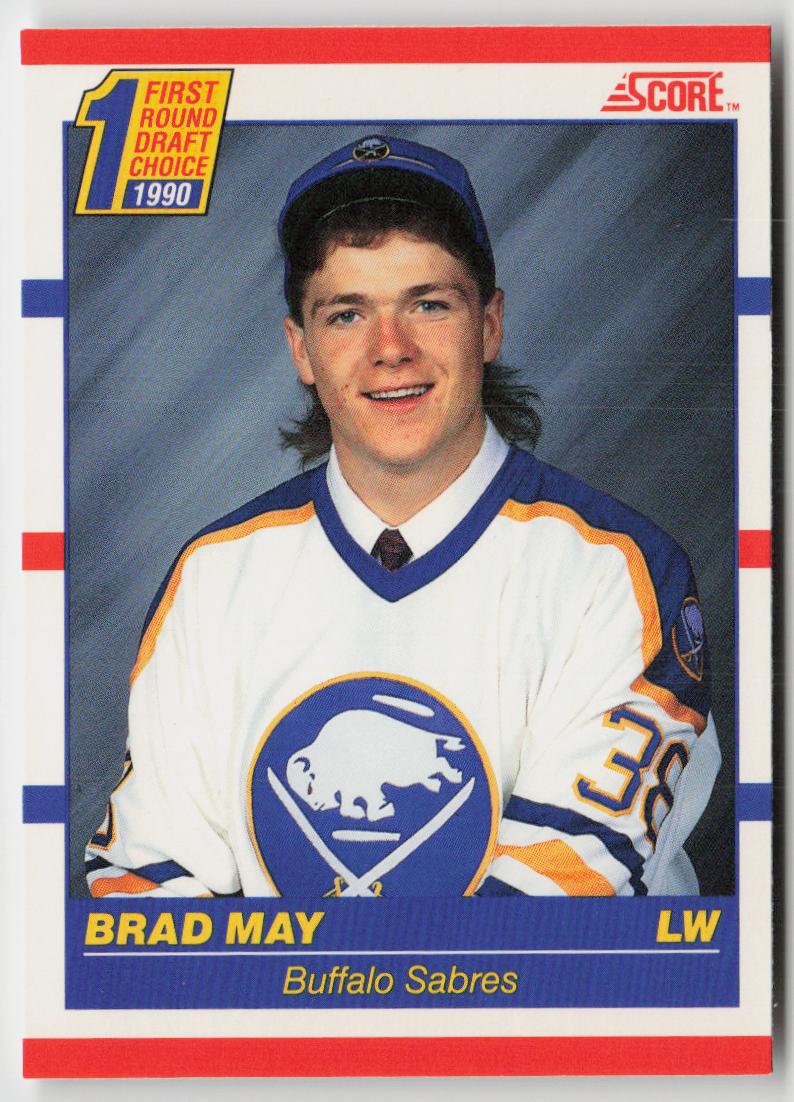1990-91 Score Canadian #427 Brad May