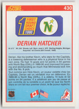1990-91 Score Canadian #430 Derian Hatcher