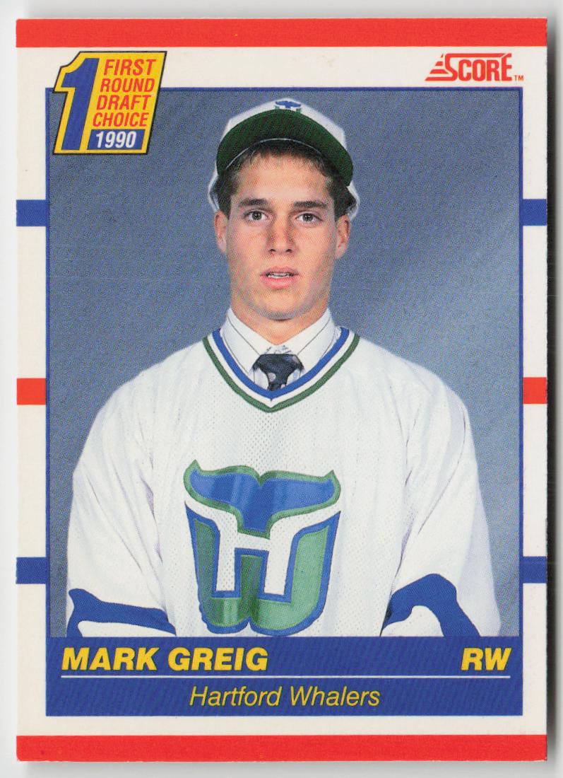 1990-91 Score Canadian #431 Mark Greig