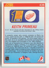 1990-91 Score Canadian #436 Keith Primeau