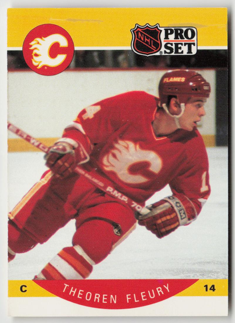 1990-91 Pro Set #33 Theoren Fleury