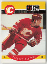 1990-91 Pro Set #33 Theoren Fleury
