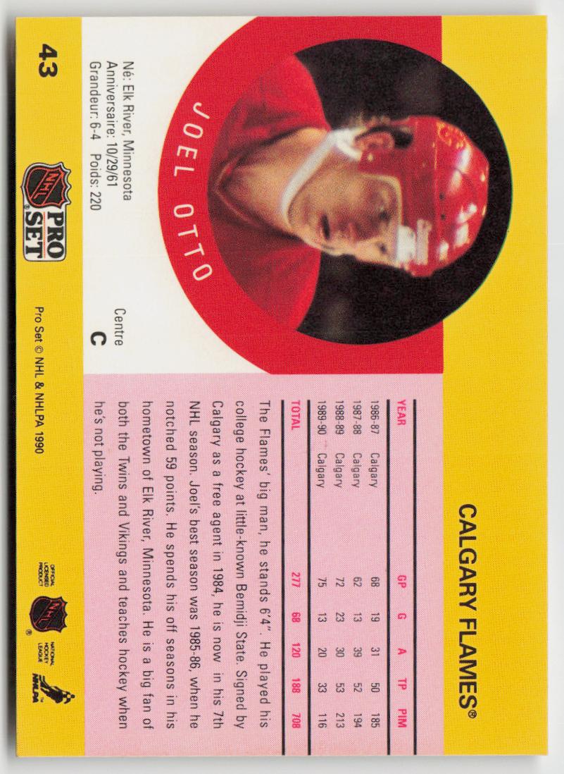 1990-91 Pro Set #43 Joel Otto