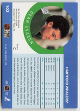 1990-91 Pro Set #103 Dean Evason