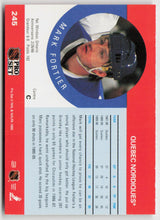 1990-91 Pro Set #245a Marc Fortier