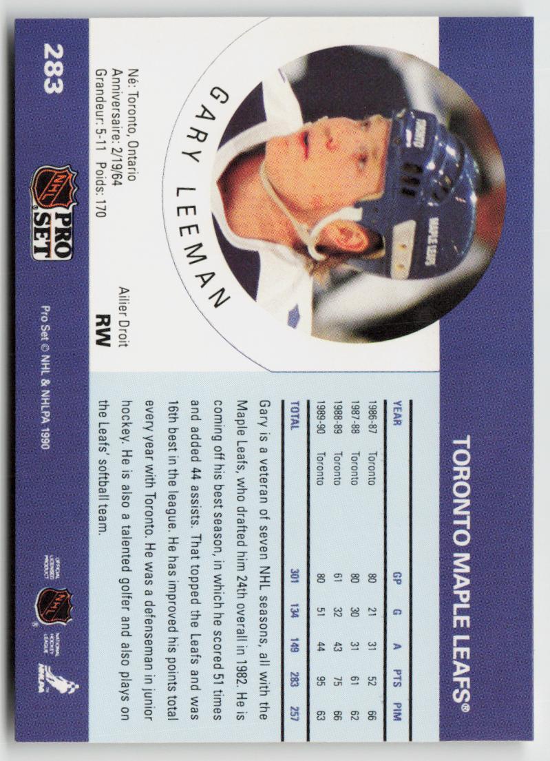 1990-91 Pro Set #283 Gary Leeman