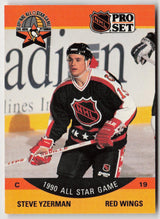 1990-91 Pro Set #347 Steve Yzerman