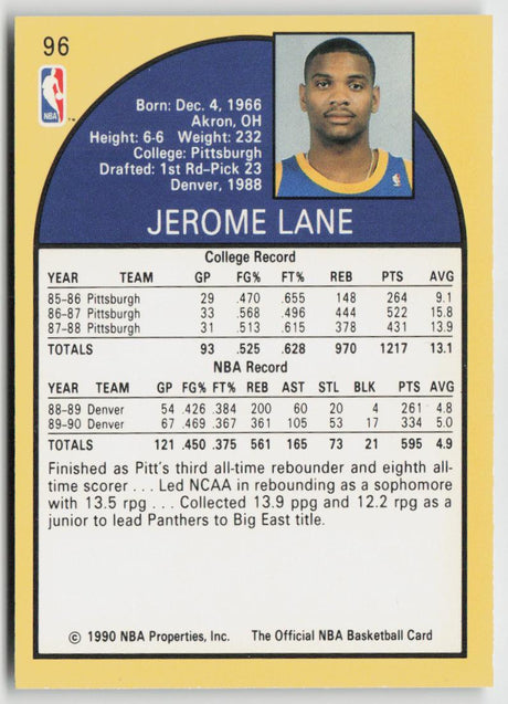 1990-91 Hoops 96 Jerome Lane