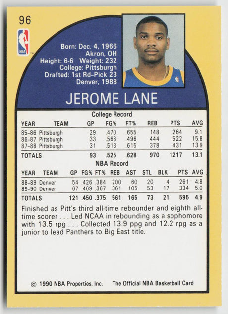 1990-91 Hoops 96 Jerome Lane