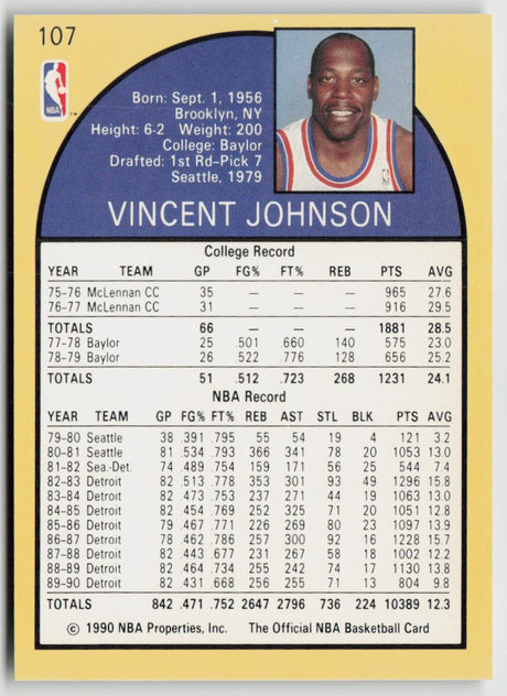 1990-91 Hoops 107 Vinnie Johnson