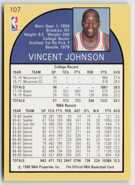 1990-91 Hoops 107 Vinnie Johnson