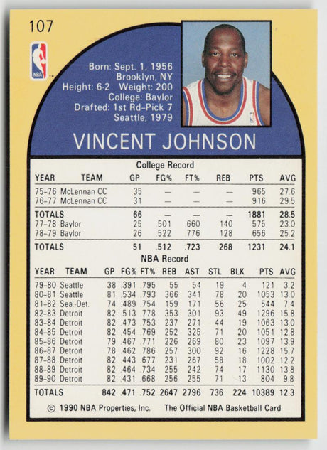1990-91 Hoops 107 Vinnie Johnson