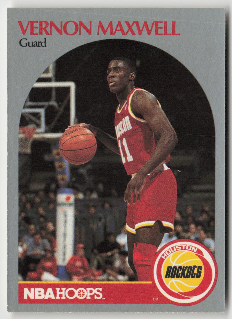 1990-91 Hoops #126 Vernon Maxwell