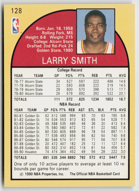 1990-91 Hoops 128 Larry Smith