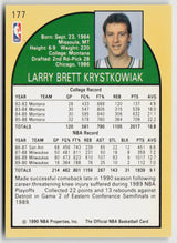 1990-91 Hoops 177 Larry Krystkowiak