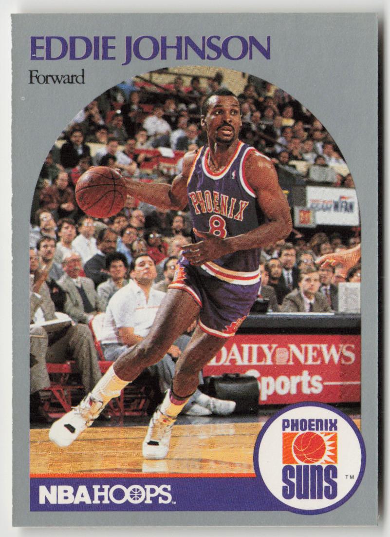 1990-91 Hoops 237 Eddie Johnson