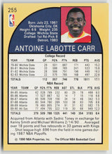 1990-91 Hoops #255 Antoine Carr