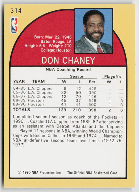 1990-91 Hoops 314 Don Chaney