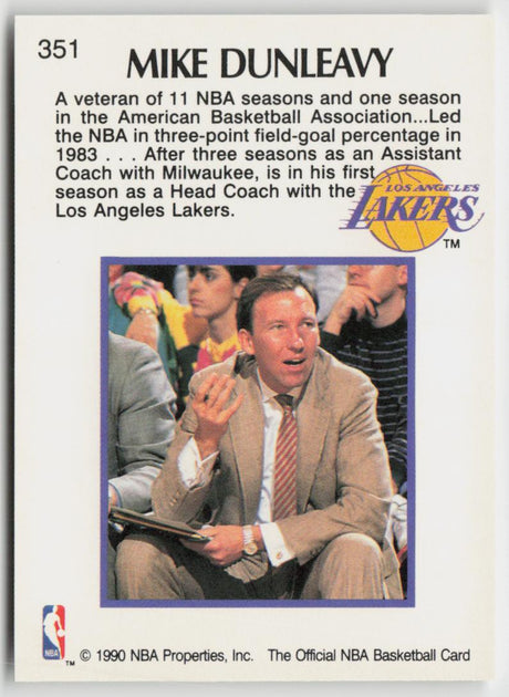 1990-91 Hoops 351 Mike Dunleavy