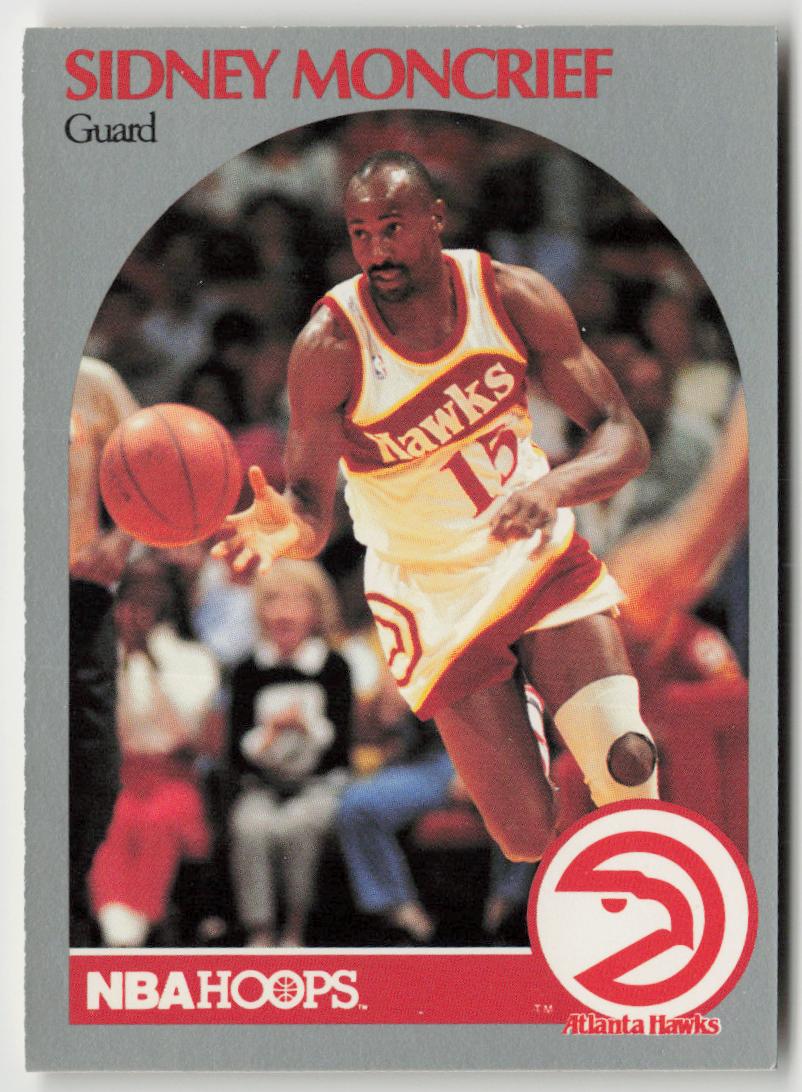 1990-91 Hoops #402 Sidney Moncrief