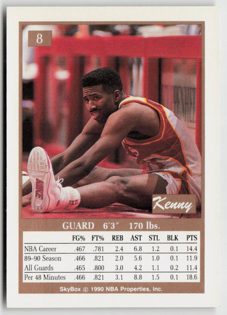 1990-91 SkyBox 8 Kenny Smith