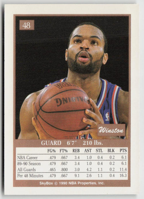 1990-91 SkyBox 48 Winston Bennett