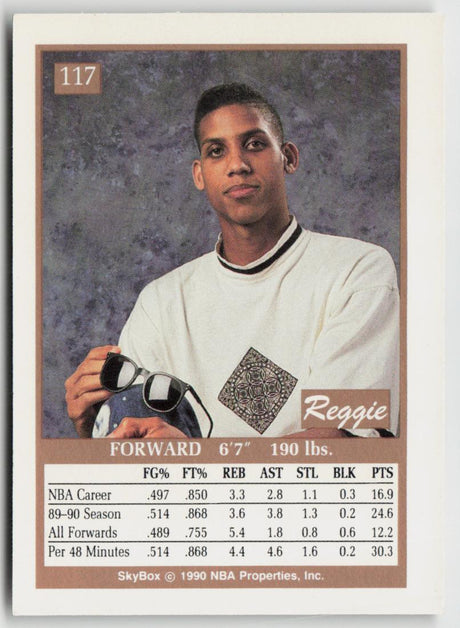 1990-91 SkyBox 117 Reggie Miller