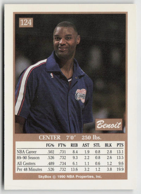 1990-91 SkyBox 124 Benoit Benjamin