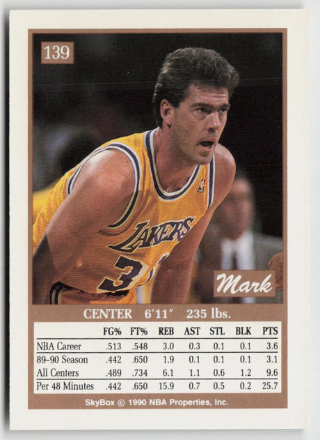 1990-91 SkyBox 139 Mark McNamara