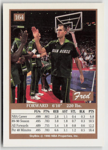 1990-91 SkyBox 164 Fred Roberts