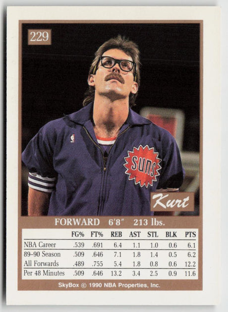 1990-91 SkyBox 229 Kurt Rambis