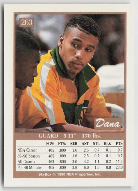 1990-91 SkyBox 263 Dana Barros