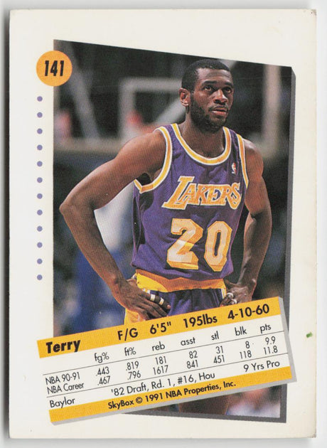 1991-92 SkyBox 141 Terry Teagle
