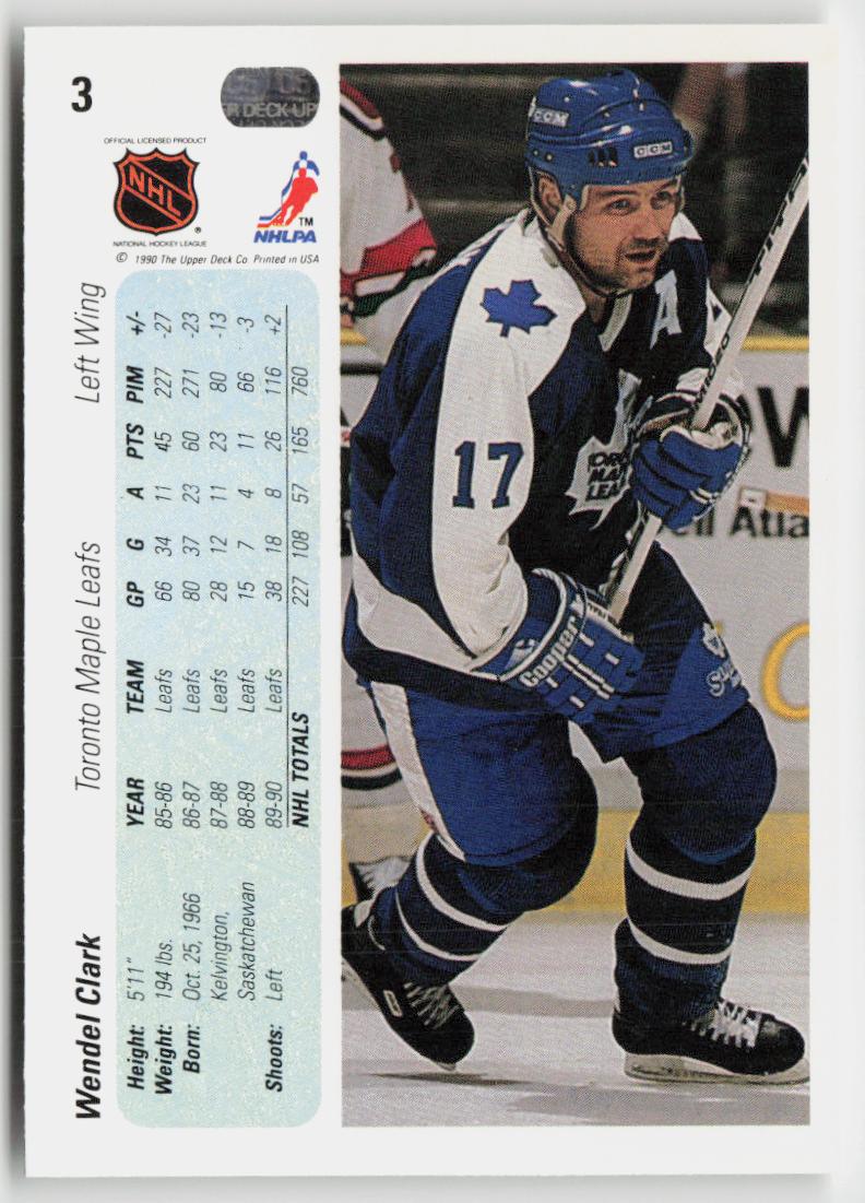 1990-91 Upper Deck #3 Wendel Clark