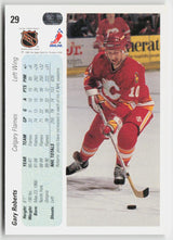 1990-91 Upper Deck #29b Gary Roberts