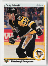 1990-91 Upper Deck #33b Zarley Zalapski