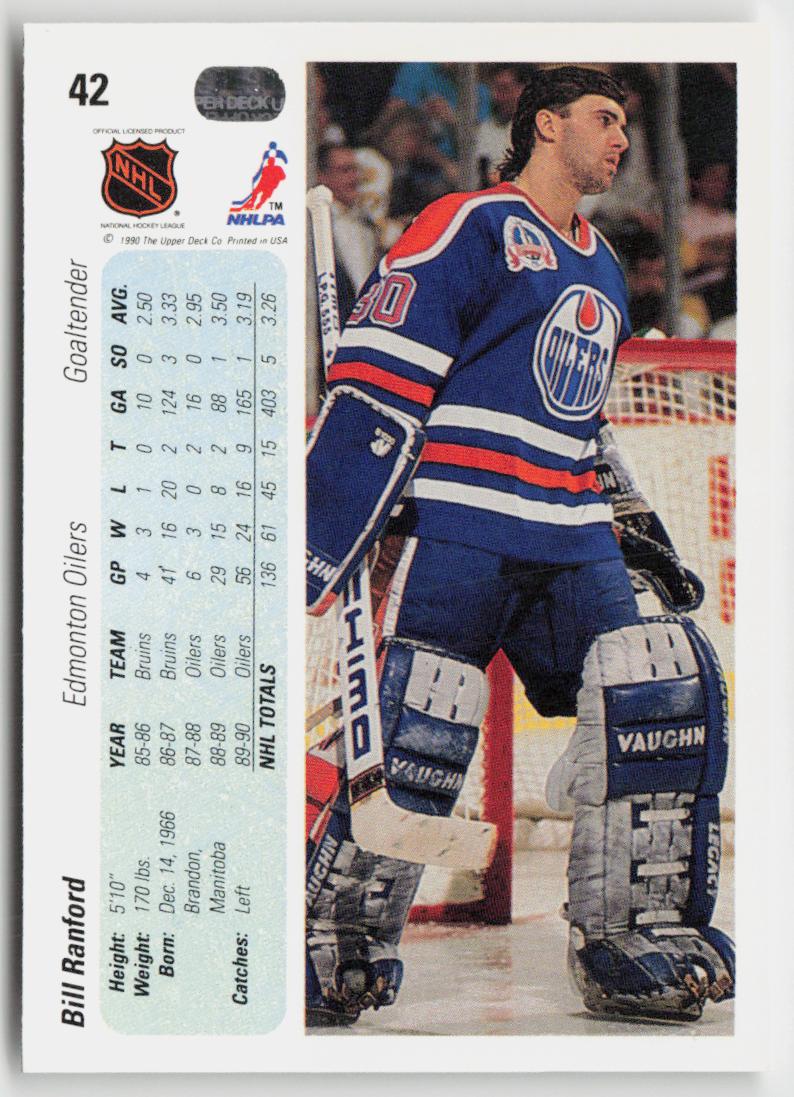 1990-91 Upper Deck #42 Bill Ranford