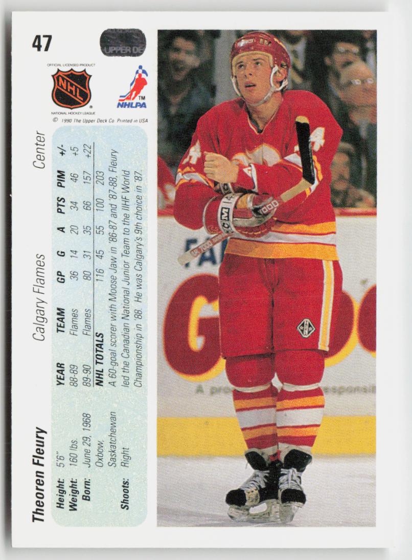 1990-91 Upper Deck #47 Theoren Fleury