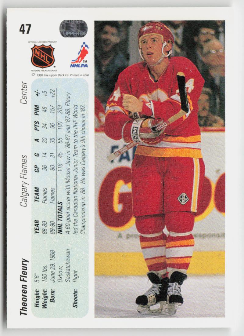 1990-91 Upper Deck #47 Theoren Fleury