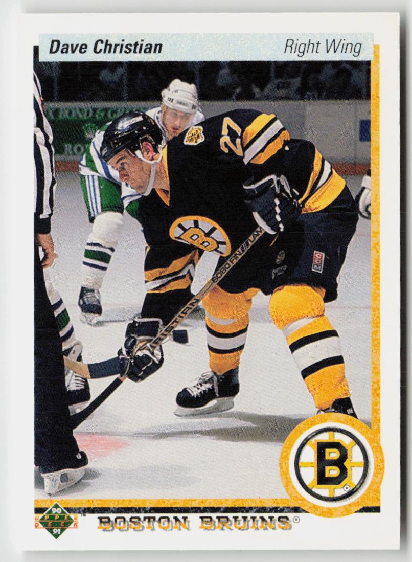 1990-91 Upper Deck #61b Dave Christian