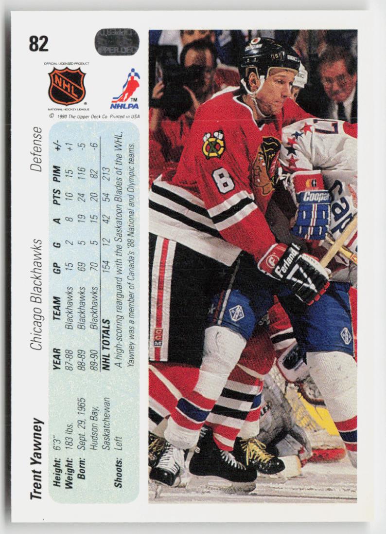 1990-91 Upper Deck #82 Trent Yawney