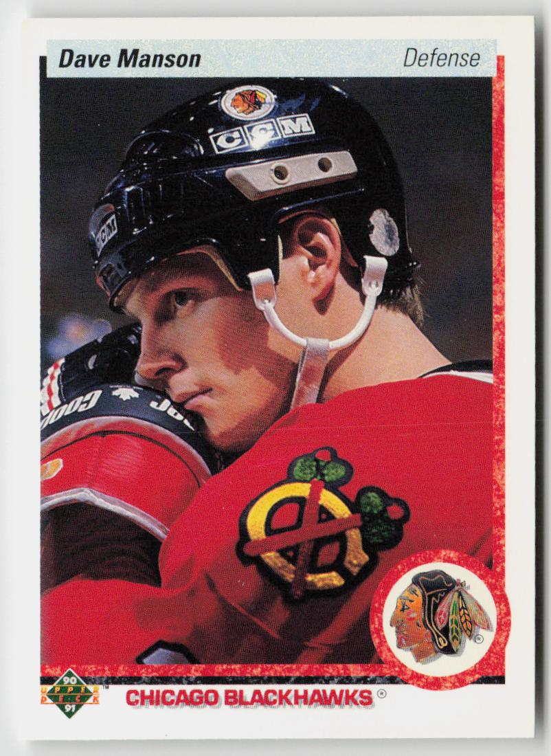 1990-91 Upper Deck #85b Dave Manson