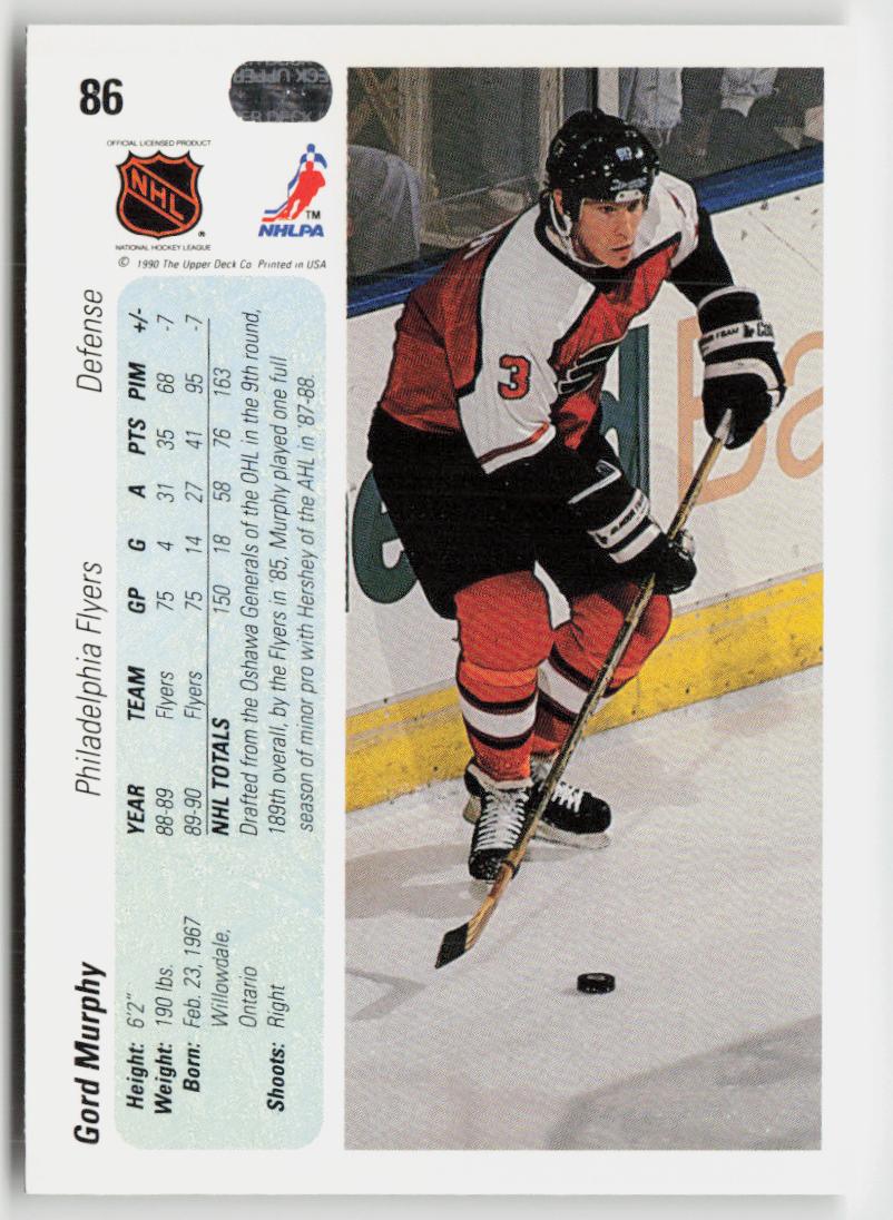 1990-91 Upper Deck #86 Gord Murphy