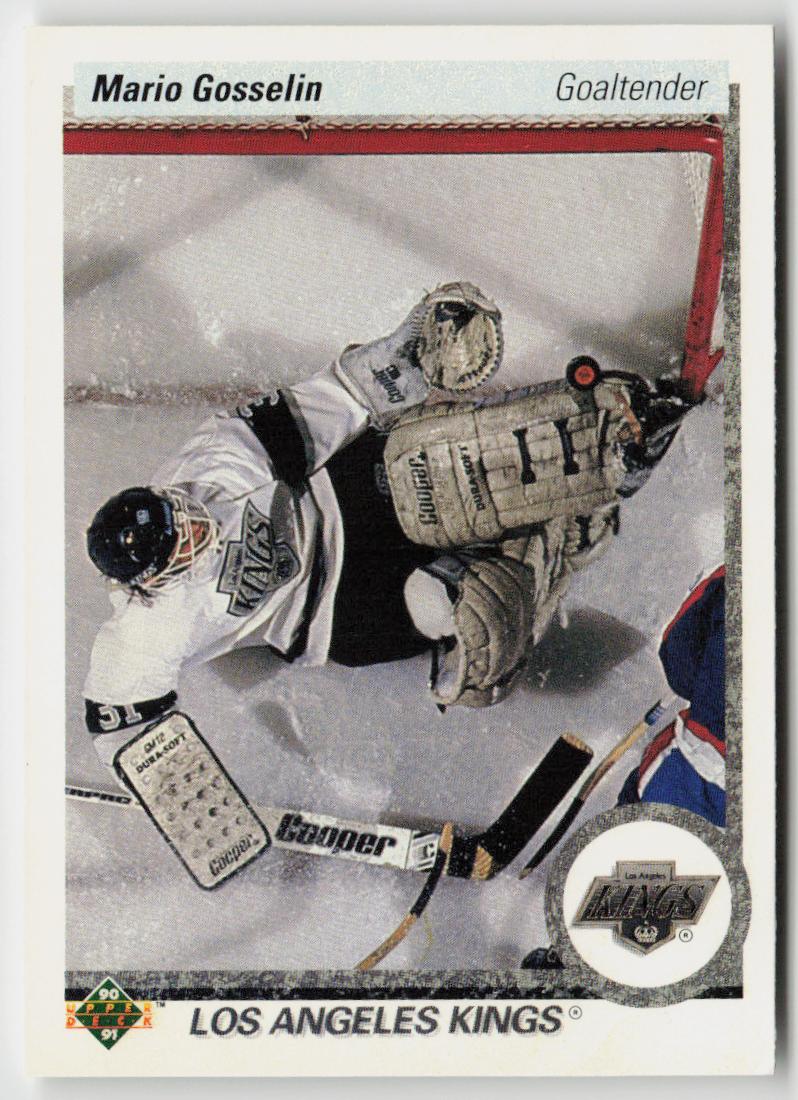 1990-91 Upper Deck #91b Mario Gosselin