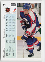 1990-91 Upper Deck #94b Thomas Steen