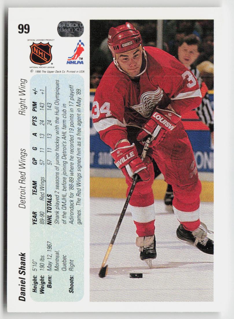 1990-91 Upper Deck #99c Daniel Shank